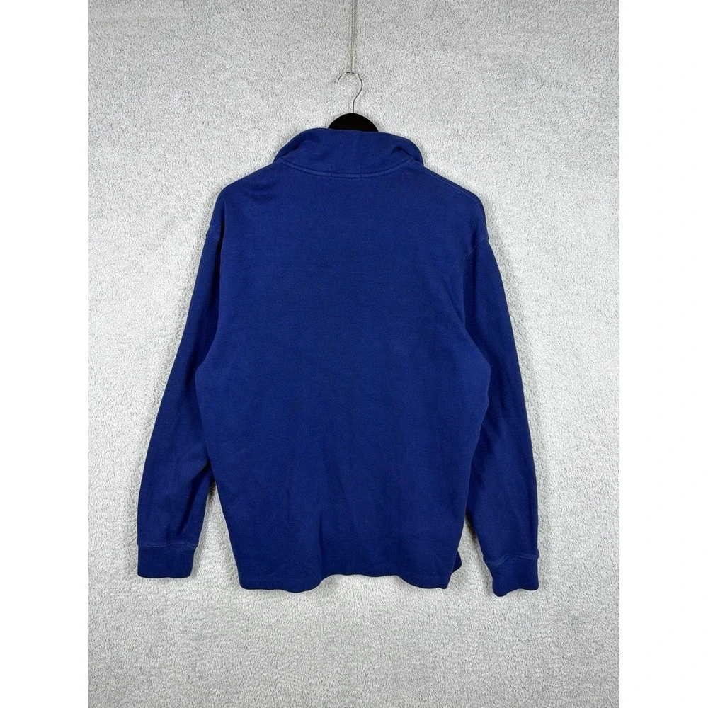 Polo Ralph Lauren‎ 1/4 Zip Sweater Mens Size L Quarter Zip Pullover Men's Blue